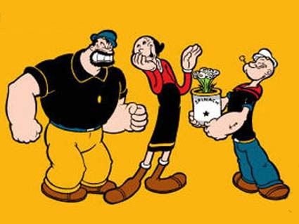 Popeye's strange, comic and often Brutus, olive & Popeye Olive Popeye, Brutus Popeye, Fred Flintstones, Old Cartoon Network Shows, Max Fleischer, Popeye Cartoon, Popeye And Olive, Old Cartoon Network, Popeye The Sailor Man