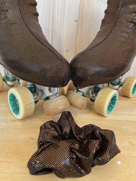 Skate Boot Covers, Roller Skating Dress, Hologram Effect, Roller Disco, Inline Skating, Skating Dresses, Roller Skates, Roller Skating, Skating