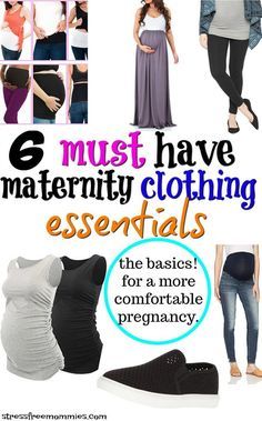 6 must have maternity clothing essentials for a comfortable pregnancy. Diy Maternity Clothes, Pregnancy Info, Pregnancy Must Haves, Outfit Essentials, Pregnancy Information, Pumping Moms, Baby Sleep Problems, Basic Wear, Pregnant Mom