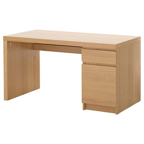 Malm Desk, Ikea Malm Desk, Malm Hack, Ikea Malm Dresser, Malm Dresser, Study Table Designs, Ikea Desk, Dresser Desk, Drawer Inserts