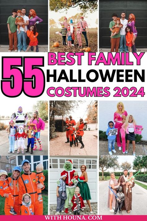 Looking for last minute Halloween costumes you can DIY? Check out these 21+ last minute DIY Halloween costumes for teens and college girls! Costume Ideas For Family Of Four, Family Costumes 4 People, Best Family Halloween Costumes For 3, Mother And Daughter Costumes Halloween, Family Customs Halloween, Halloween Costumes For Family Of Five, The Proud Family Costume, Family 4 Halloween Costumes, Family Costumes For 5 Halloween