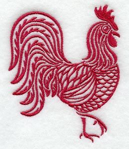 Simply Rooster design (C8931) from www.Emblibrary.com Embroidery Library Design, Embroidered Midi Dress, Machine Embroidery Applique, Embroidery Library, Embroidery Applique, Cross Stitch Embroidery, Embroidery Stitches, Machine Embroidery Designs, Embroidery Patterns