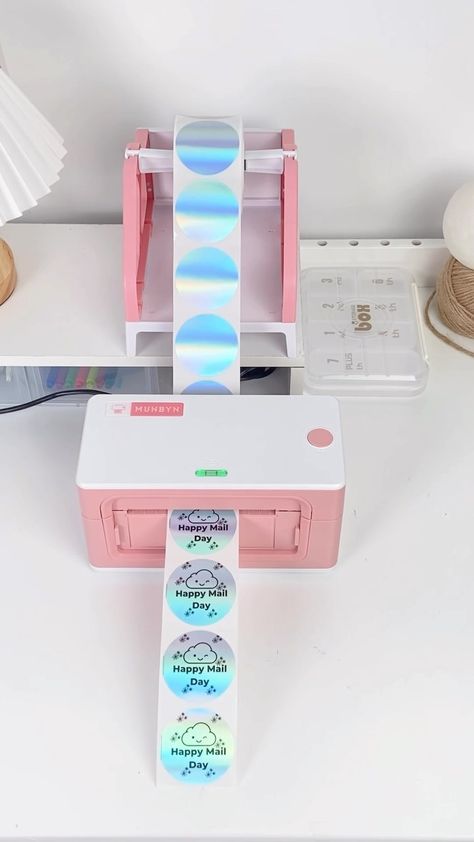 MUNBYN Thermal Label Printer (@munbyn_official) | Instagram profile Munbyn Sticker Ideas, Munbyn Label Ideas, Thermal Label Printer, Thermal Labels, Thermal Printer, Brand Board, Label Printer, Cricut Maker, Small Business Tips