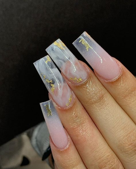 Marble And Glitter Acrylic Nails, Marble Nails Acrylic, Grad Hair, Marble Acrylic Nails, Nail Appointment, Acrylic Nail Set, Long Acrylic, Neutral Nails, Marble Nails