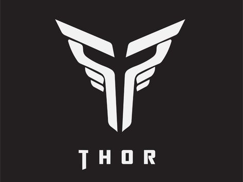 THOR LOGO by LogoGarbage on Dribbble Thor Logo Marvel, Thor Symbol Logo, Thor Symbol, Thor Design, Thor Logo, Valhalla Tattoo, Geometric Tattoo Pattern, Logo Development, Hero Logo