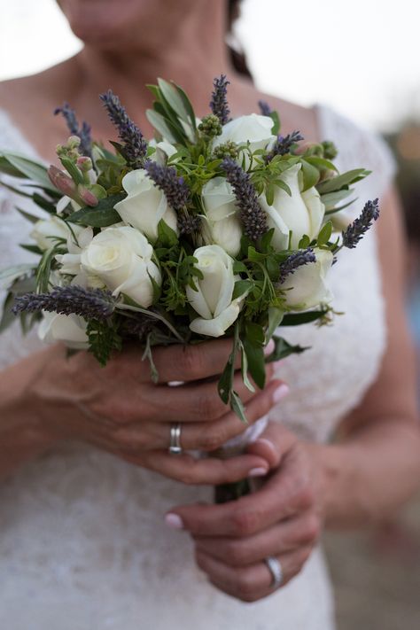 Olive Leaves Lavender Wedding, Levander Wedding, Freesia Wedding Bouquet, Spray Roses Bouquet, Rosemary Wedding, Lavender Rose Bouquet, Bouquet With White Roses, Lavender Wedding Bouquet, Bouquets Ideas