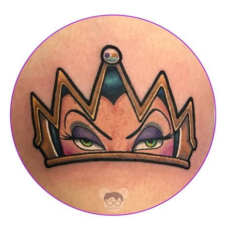 Evil Queen Tattoo Ideas, Evil Queen Tattoo, Queen Tattoo Ideas, Tattoo Ideas Disney, Tattoo Sleeve Filler, Tattoo Disney, Disney Evil Queen, Soul Tattoo, Evil Tattoos