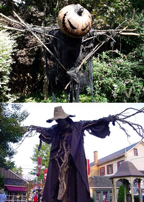 Here are 10 intriguing scarecrow decoration ideas that might help you to make your own scarecrow for the spookiest celebration of the year. #outdoorhalloweendecoration #backyardhalloweendecoration #happyhalloween #halloweendecoration Pumpkin Scarecrow Diy, Scarecrow Diy Decoration, Diy Scary Scarecrow, Halloween Scarecrow Ideas, Make Your Own Scarecrow, Scarecrow Costume Diy, Diy Halloween Scarecrow, Spooky Diy Halloween Decor, Festival Of The Dead