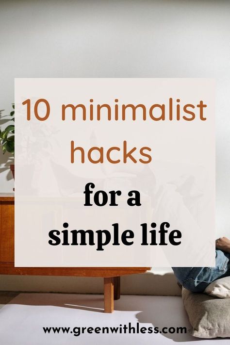 Is your life overcomplicated these days ? You should look into these 10 minimalist hacks that will help you simplify your life and be more minimal. Limiting your range of clothing by minimizing your wardrobe is one of them. Click on the pin for more hacks ! Simple living will make you slow down, be intentional and enjoy life a lot more. Minimalist Lifestyle Simple Living, Live A Simple Life, Minimalist Lifestyle Inspiration, Digital Minimalism, Simple Living Lifestyle, Declutter Your Mind, A Simple Life, Minimalism Lifestyle, Japanese Minimalism