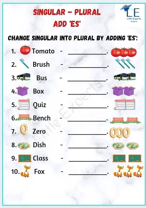 English Worksheets For Playgroup, Singular Plural Worksheets, Singular And Plural Nouns Worksheet, Plurals Worksheets, Singular Plural, Basic English Grammar Book, Printable Worksheets For Kids, Singular And Plural Nouns, Reading Comprehension For Kids