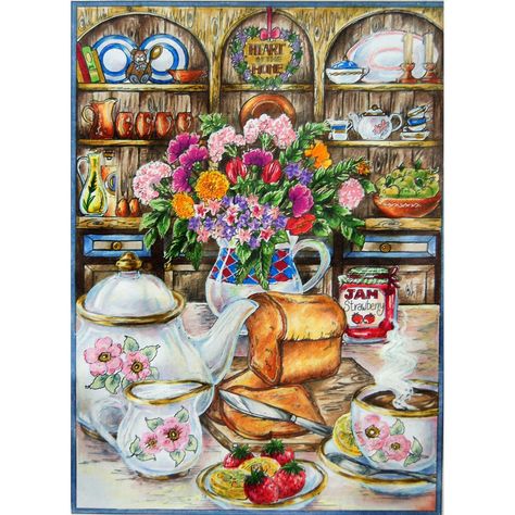 #villagecharm på Instagram | Hashtaggar Teresa Goodridge, Inspo Drawing, Tutorial Coloring, Creative Haven Coloring Books, English Tea Party, Rita Berman, Spring Scene, Coloring Tutorial, Color Book