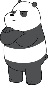 We Bare Bears Panda Aesthetic, Panda Pfp, Panda Aesthetic, We Bare Bears Panda, Animals Jokes, Angry Bear, Ugly Cat, We Bare Bears Wallpapers, Cute Bunny Cartoon