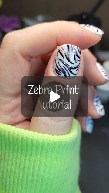 Nail Looks, A Crush, Nail Art Brushes, Art Brushes, Manicure And Pedicure, Zebra Print, Short Nails, Try It, Manicure