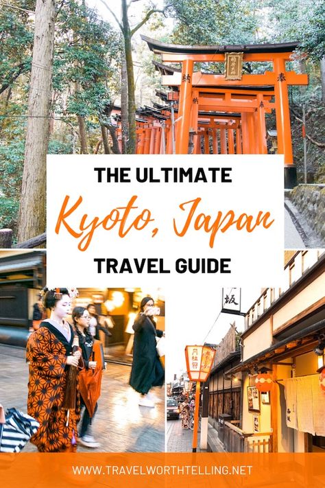 kyoto-travel-guide-pin Kyoto Itinerary, Kyoto Travel Guide, Tokyo Japan Travel, Mexico Travel Guides, Kyoto Travel, Japan Travel Tips, Japan Travel Guide, Asia Travel Guide, Tokyo Travel