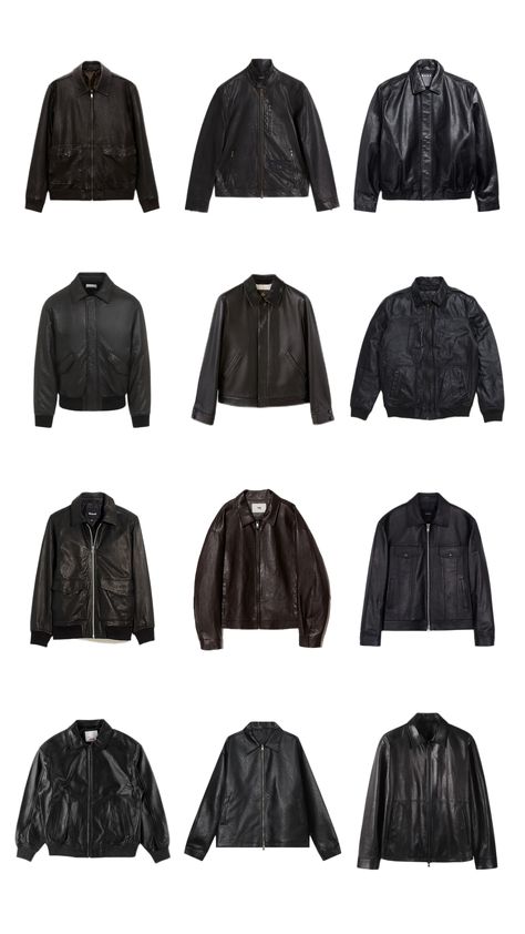 Dressing Sense For Men, Outfits For Teenage Guys, Boys Leather Jacket, Leather Jacket Outfit Men, Stylish Mens Suits, Minimalist Fashion Men, Aesthetic Outfits Men, Classy Outfits Men, Leather Jacket Style