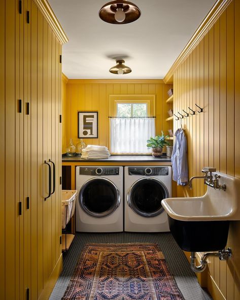 We are loving this laundry room design! @jodimortondesign shows us how to incorporate a utility sink into a beautiful, functional space. Design and photo by @jodimortondesign Utility Room Sinks, Light And Dwell, Round Cabinet, Laundry Cabinets, Interior Design Resources, Contract Design, Utility Sink, Boot Room, Rooms Reveal