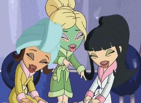 Bratz Movie, Bratz Girls, Time With Friends, Friend Cartoon, Arte Cyberpunk, Friend Group, Bratz Doll, Cartoon Icons, Vintage Cartoon