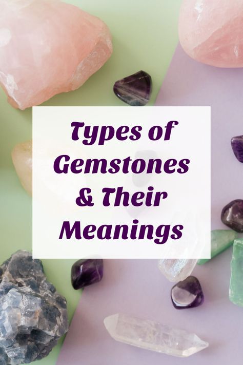 Meaningful Bling: 9 Types of Gemstones and Their Meanings #gemstones #stealthestyle Gemstones And Their Meanings, Crystal Healing Chart, Types Of Gems, Colored Gemstones, Types Of Crystals, Gemstone Meanings, Deep Red Color, Types Of Gemstones, Ruby Jewelry