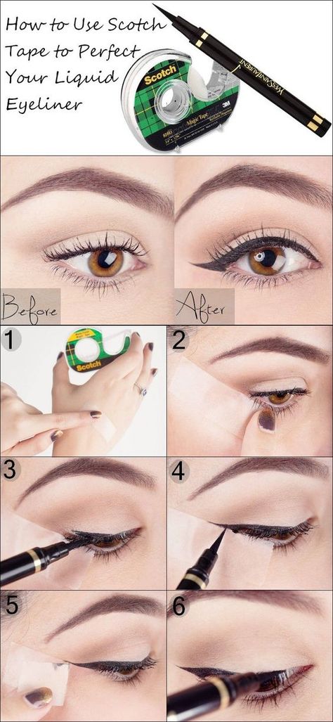 15 Makeup Ideas for Going Back to Office Maquillage Pin Up, Liquid Eyeliner Tutorial, Eyeliner Tips, 15 Makeup, Natural Eyeliner, Mekap Mata, Blanco White, Eyeliner For Beginners, Perfect Eyeliner