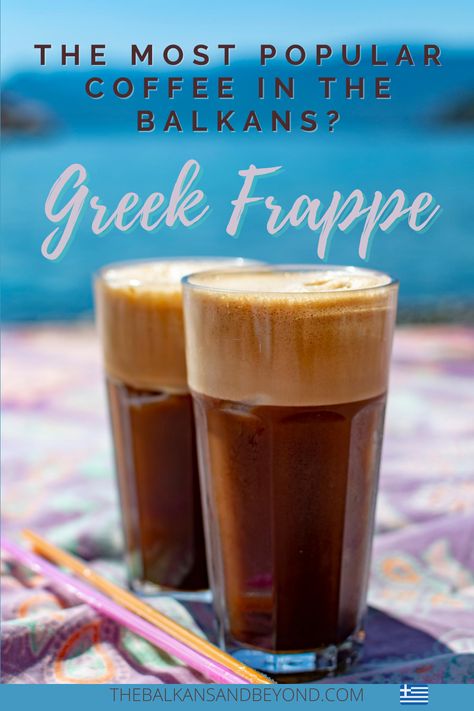 How to make Greek Frappe | Frappe | iced frappe | Greek coffee | iced coffee | frappaccino | Greek Frappe recipe | frappe recipe | How to make greek frappe | history of frappe | origins of frappe | Nescafe frappe | Proper greek frappe | quick greek frappe | frappe float | Balkan frappe | Balkan coffee | coffee recipe | home made frappe | cold brew coffee Nescafe Frappe Recipe, Frappe Greek, Nescafe Frappe, Iced Frappe, Greek Coffee, Frappe Recipe, Countries In Europe, North Macedonia, The Balkans