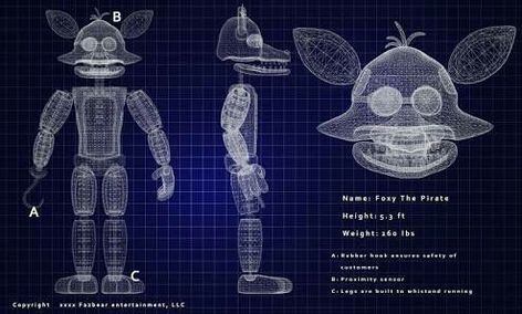 Fnaf Blueprints, Fnaf Crafts, Robot Design Sketch, Fnaf Book, Fnaf Foxy, Fnaf Oc, Oc Manga, Drawing Cartoon Faces, Animatronic Fnaf