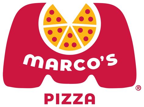 Marcos Pizza Logo image Marcos Pizza, Franchise Marketing, Crustless Pizza, Pizza Bowl, Pizza Branding, Pizza Company, Pizza Logo, Pizza Special, Pizza Menu