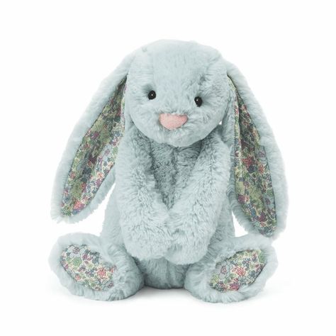 Jellycat Bunny, Jellycat Stuffed Animals, Jelly Cat, Bunny Soft Toy, Dusky Blue, Paw Pads, Funny Bunnies, Beautiful Gift Wrapping, Reading Corner