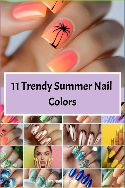 Nail Colors For Hawaii Vacation, Nails For Tropical Vacation Beach, Caribbean Vacation Nails, Caribbean Nails Designs, Nail Ideas For Vacation, Vacation Nails Summer, Sparkly Christmas Nails, Face Nail Art, Summer Holiday Nails