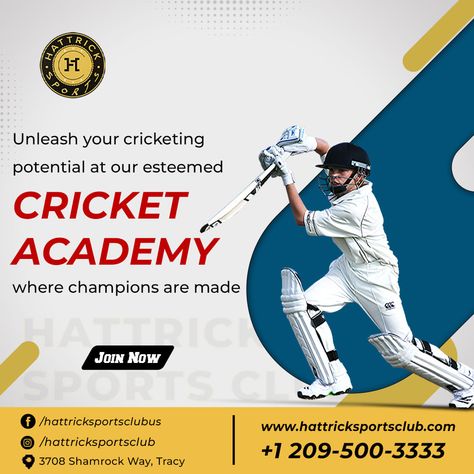 At Hattrick Sports Club Best Cricket Academy, experienced coaches and trainers work closely with players to refine their batting, bowling, and fielding techniques. #bestcricketacademy #uscricketstore #cricketstoreinusa #cricketstore #rohitsharma #viratkohli #msdhoni #helmet #virendrasehwag #sachintendulkar #rahuldravid #adidas #california #cricketnews #testcricket #shoe #comfertablewear #comfertable #tracyca #tracyhills #mountainhouse #lathrop #manteca #livermore #dublinca #stockton #HSC Cricket Academy, Cricket Coaching, Cricket Store, Sachin Tendulkar, Test Cricket, Sports Club, Sports Clubs, Cricket News, Bowling