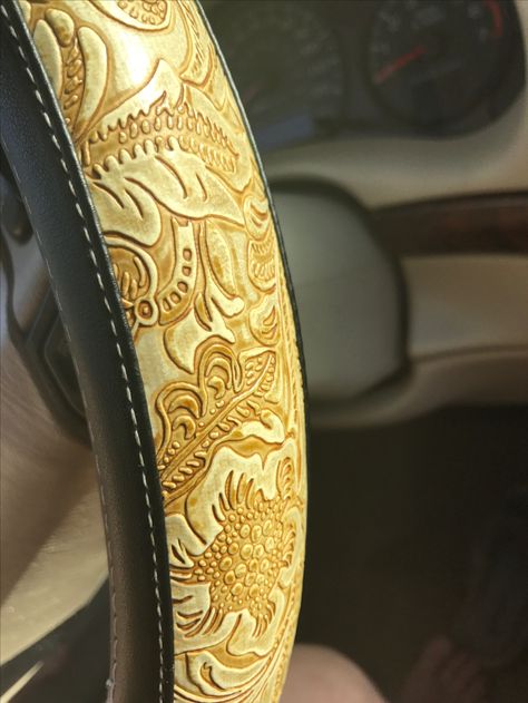 Leather Wheel Cover, Western Steering Wheel Cover, Aztec Steering Wheel Cover, Western Leather Steering Wheel Cover, Brown Steering Wheel Cover, Leopard Print Steering Wheel Cover, Steering Wheel Cover, Wheel Cover, Polynesian Tattoo