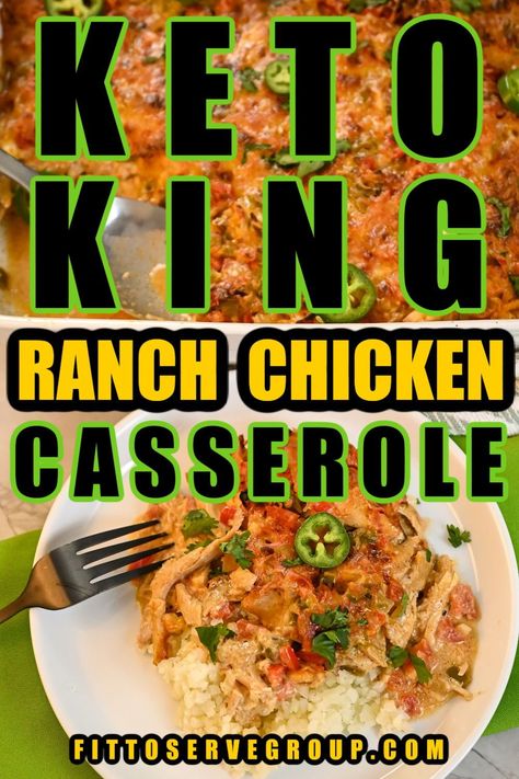 This keto king ranch chicken casserole is comfort food at its best. The casserole features chicken, egg cauliflower wraps, tomatoes, peppers, and cheesy goodness for the perfect keto casserole! low carb king ranch chicken casserole| gluten-free king ranch chicken casserole| king ranch chicken casserole #ketocasseroles Keto King Ranch Chicken, Cauliflower Wraps, King Ranch Casserole, King Ranch Chicken Casserole, King Ranch Chicken, Chicken Cornbread, Keto Chicken Casserole, Mexican Chicken Casserole, Chicken Kiev