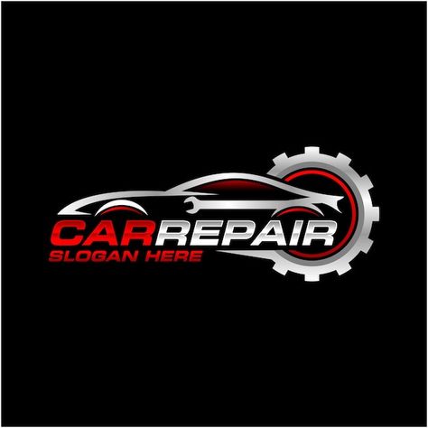 Spare Parts Logo, Logo Auto Service, Car Service Logo, Car Brake Pads, Motor Logo, Logo Silhouette, Wheel Logo, Service Car, Silhouette Logo