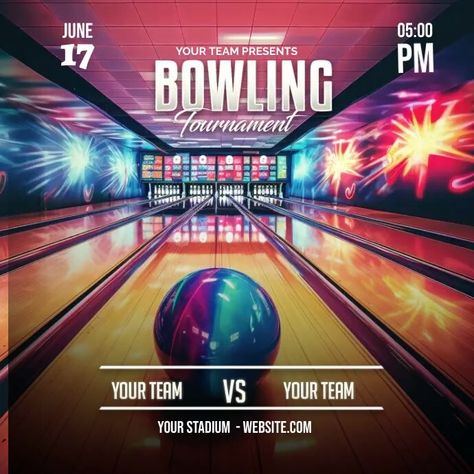 Bowling Tournament Bowling Tournament, Linkedin Background Image, Linkedin Background, Kindle Book Cover, Bowling Party, Campaign Posters, Event Flyers, Facebook Event, Event Promotion