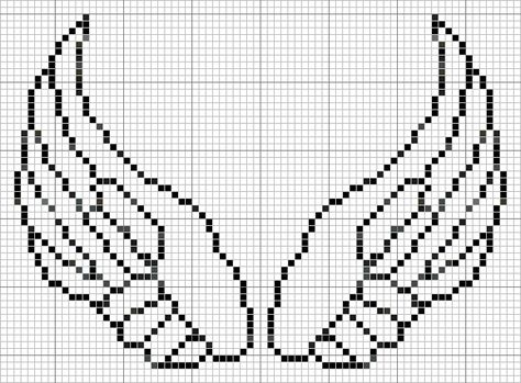 Sunshine-Stitches: Angel Wings Embroidery Sunshine, Cross Stitch Fairy, Cross Stitch Angels, Crochet Angel, Stitch And Angel, Perler Beads Designs, Knitting Charts, Perler Bead Patterns, Plastic Canvas Patterns