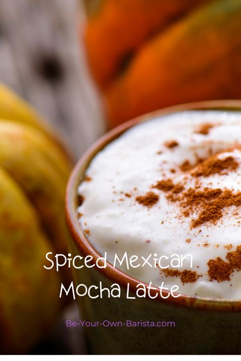 Fall Espresso Drink Recipes, Mexican Mocha Coffee Recipe, Mexican Mocha Coffee, Mexican Coffee Recipe, Cocktails For Fall, Mocha Coffee Recipe, Mocha Latte Recipe, Espresso Drink Recipes, Fall Coffee Drinks