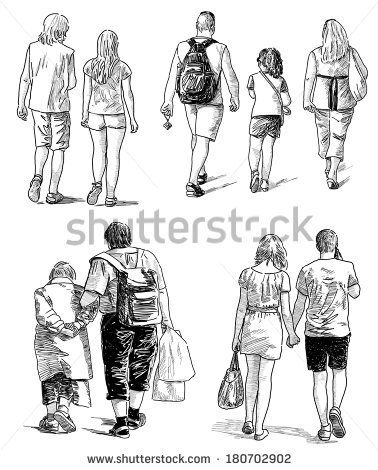 people walking Walking Poses, Human Sketch, Human Figure Sketches, Walking People, Amazing Man, Drawing Body Poses, Person Drawing, Sketches Of People, Human Figure Drawing