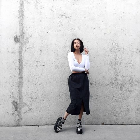 Keep it neutral. The Grey Layers pairs our Teva x HonestlyWTF collab Flatform sandals with classic black and white stripped socks. #SocksAndSandals. Sandals With Socks Outfit, Sandals With Socks, Teva Flatform, Socks Outfit, Sock Outfits, Teva Shoes, Flatform Sandals, Popular Outfits, Socks And Sandals