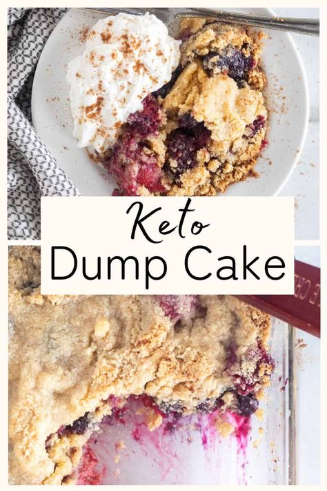 Keto Strudel Topping, Keto Cheesecake With Cherry Pie Filling, Keto Cherry Dessert Recipes, Keto Apple Dump Cake, Keto Streusel Topping, Low Carb Dump Cake, Keto Pineapple Cake, Keto Poke Cake Recipes, Low Carb Cherry Dessert