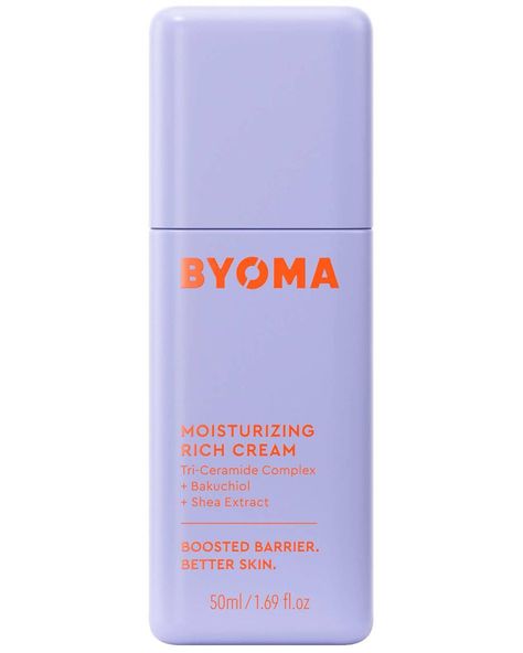 Moisturiser Aesthetics, Purple Wishlist, Byoma Moisturizing Gel Cream, Byoma Moisturizing, Purple Skincare, Byoma Skincare, Best Drugstore Sunscreen, Sephora Wishlist, Purple Products