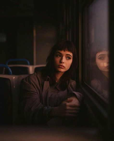 A Train, The Window, A Woman, Train, Photography, Instagram