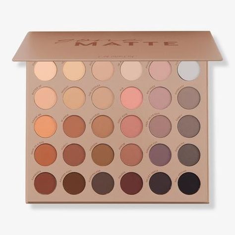 Eyeshadow Palettes - Makeup | Ulta Beauty Best Matte Eyeshadow Palette, Cream Duvet, Powder Palette, Matte Eyeshadow Palette, Eyeshadow Palettes, Matte Eyeshadow, Pressed Powder, Neutral Palette, Powder Puff