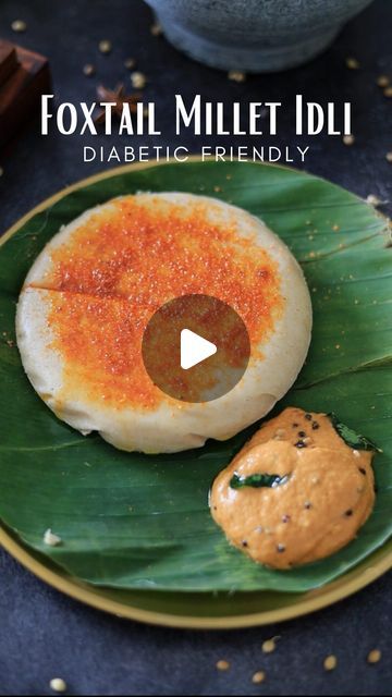 Malvika Hada Kumar | Recipe Developer on Instagram: "FOXTAIL MILLET IDLI 🤩🥧 - I got a lot of requests for this Idli recipe, when I posted foxtail millet dosa a few days ago. This is extremely healthy to include in your everyday breakfast and is great for diabetic people too. Serve it with your favourite chutney and sambar.   Ingredients -  2 cups Foxtail millet 1/2 cup White whole urad dal  1 tsp fenugreek seeds Water, as required Salt, to taste Ghee/Oil, to grease the moulds  Instructions -  Add foxtail millet, urad dal and fenugreek seeds in a bowl. Rinse it with water 3-4 times and then soak in enough water for 6 to 8 hours. Once done, grind it into s smooth paste and whisk with hands for 5-6 minutes. Cover and keep it for fermentation overnight.  Next morning, add salt and mix well. Foxtail Millets Recipes Indian, Millet Recipes Indian, Foxtail Millet Recipes, Millets Recipes Indian, Millet Snacks, Millet Recipes Breakfast, Millets Recipes, Millet Breakfast, Millet Recipe