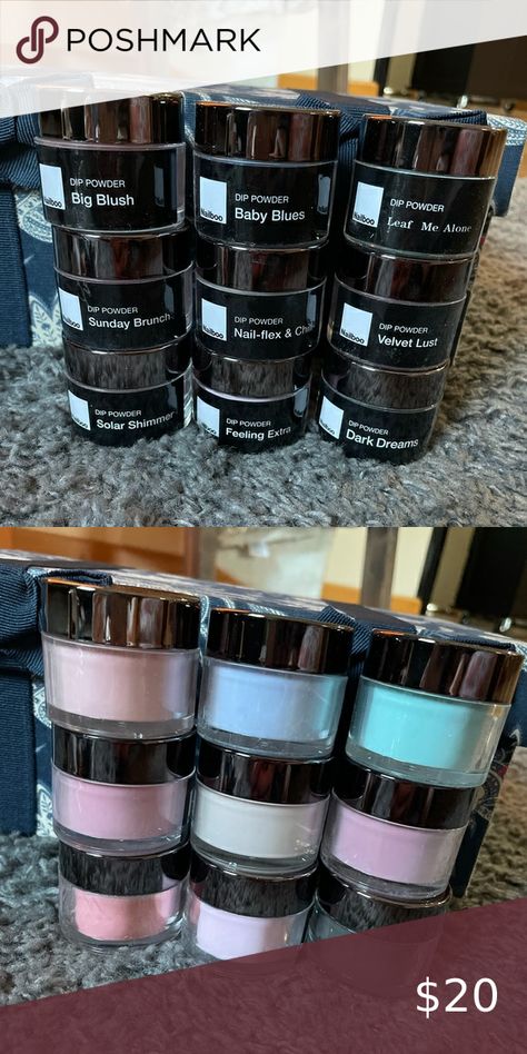 Set of 9 Nail Boo Dipping Powder💅🏼 Nail Boo Dip Powder, Nail Boo, Doing Nails, Baby Blues, Dip Powder Nails, Dip Powder, Sunday Brunch, Powder Nails, Dip