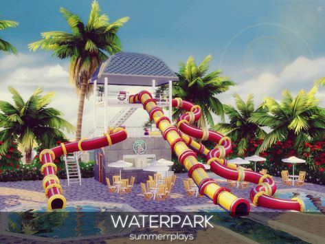 Cc Folder Sims 4, Sims 4 Restaurant, Cc Folder, Sims 4 Expansions, Jungle Adventure, Concession Stand, Kid Pool, Sims Hair, Waterpark