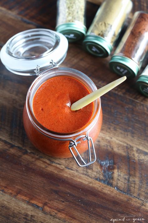 Gluten Free Enchilada Sauce (Paleo, Whole30, SCD) Paleo Enchilada Sauce, Paleo Freezer Meals, Gluten Free Corn Tortillas, Potato Purée, Gluten Free Enchiladas, Paleo Condiments, Danielle Walker, Paleo Sauces, Against All Grain