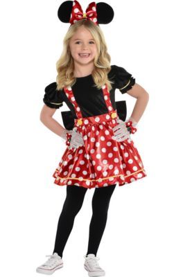 Toddler Halloween Costumes for Boys & Girls | Party City Minnie Mouse Halloween Costume, Red Satin Skirt, Black Velvet Shorts, Costume Disney, Minnie Mouse Costume, Minnie Ears Headband, Minnie Mouse Halloween, Black Velvet Bow, Mouse Costume