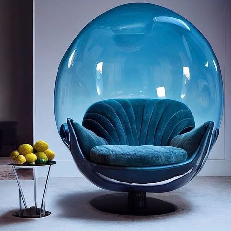 Smart Furniture Technology, Blue Bedroom Chair, Abstract Chair, Interactive Furniture, Smart Chair, Futuristic Chair, Luxury Chair Design, Interior Design Chair, Creative Chair