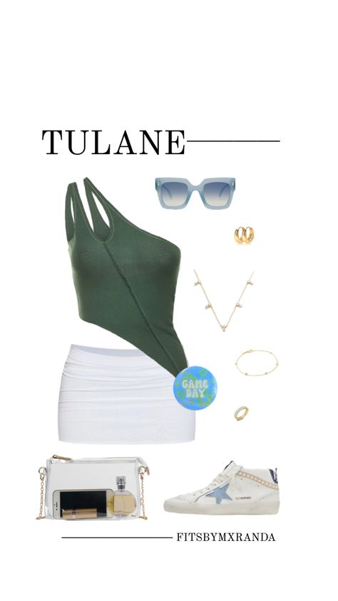 TULANE GAMEDAY OUTFIT | Shop the look on LTK #outfitinspo #gameday #gamedayfit #gamedayoutfit #outfit #tulane Sorority Events, College Fits, Game Day Outfit, Outfit Shop, Gameday Outfit, Day Outfit, Shop The Look, Look On, Dream Wardrobe