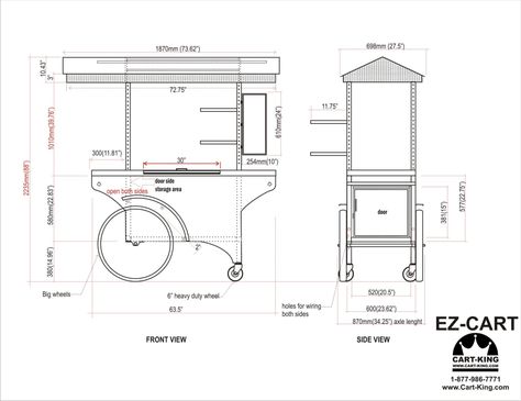 Carts and Kiosks for Sale - Cart-King International Diy Food Cart, Wedding Candy Cart, Mobile Kiosk, Vendor Cart, Food Stall Design, Candy Car, School Swag, Sweet Carts, Food Cart Design