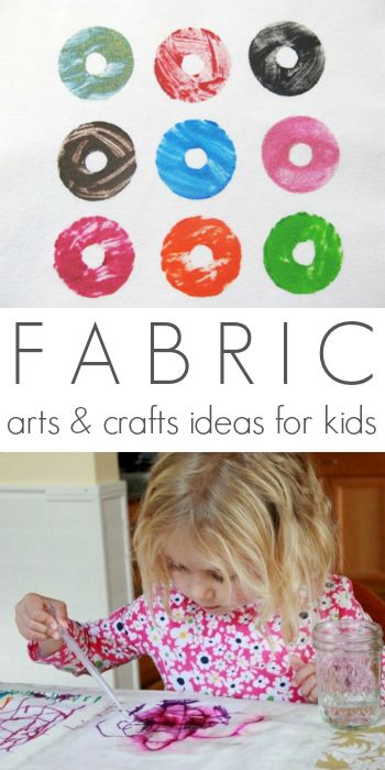 Kids Fabric Arts and Crafts Ideas Art And Crafts For Kids, Crafts Ideas For Kids, Arts And Crafts Interiors, Arts And Crafts Ideas, Arts And Crafts For Adults, Arts And Crafts For Teens, Making Fabric, Arts And Crafts House, Easy Arts And Crafts